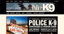 Desktop Screenshot of policek9magazine.com